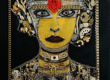 Golden Lady - Assemblage Art