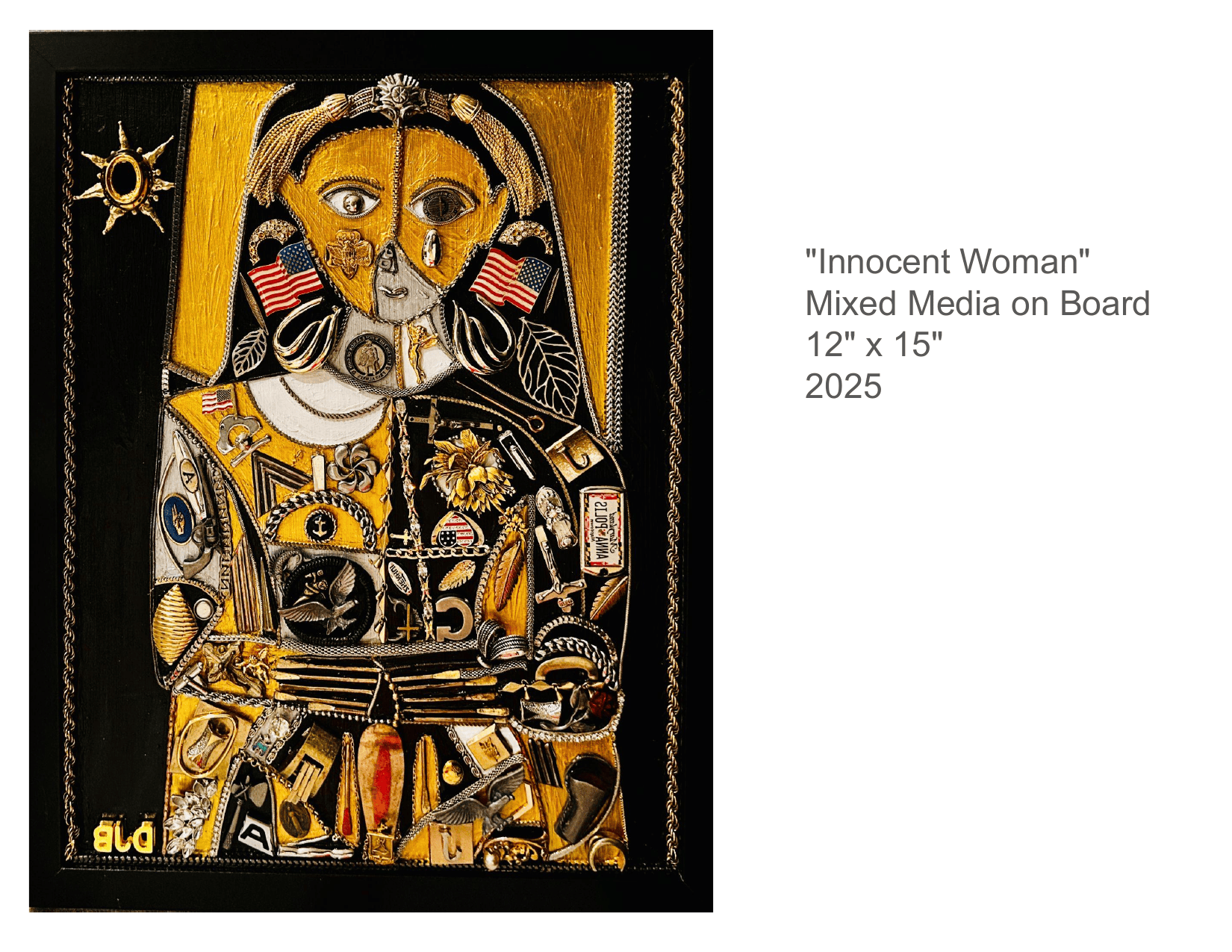 Innocent Woman - mixed media