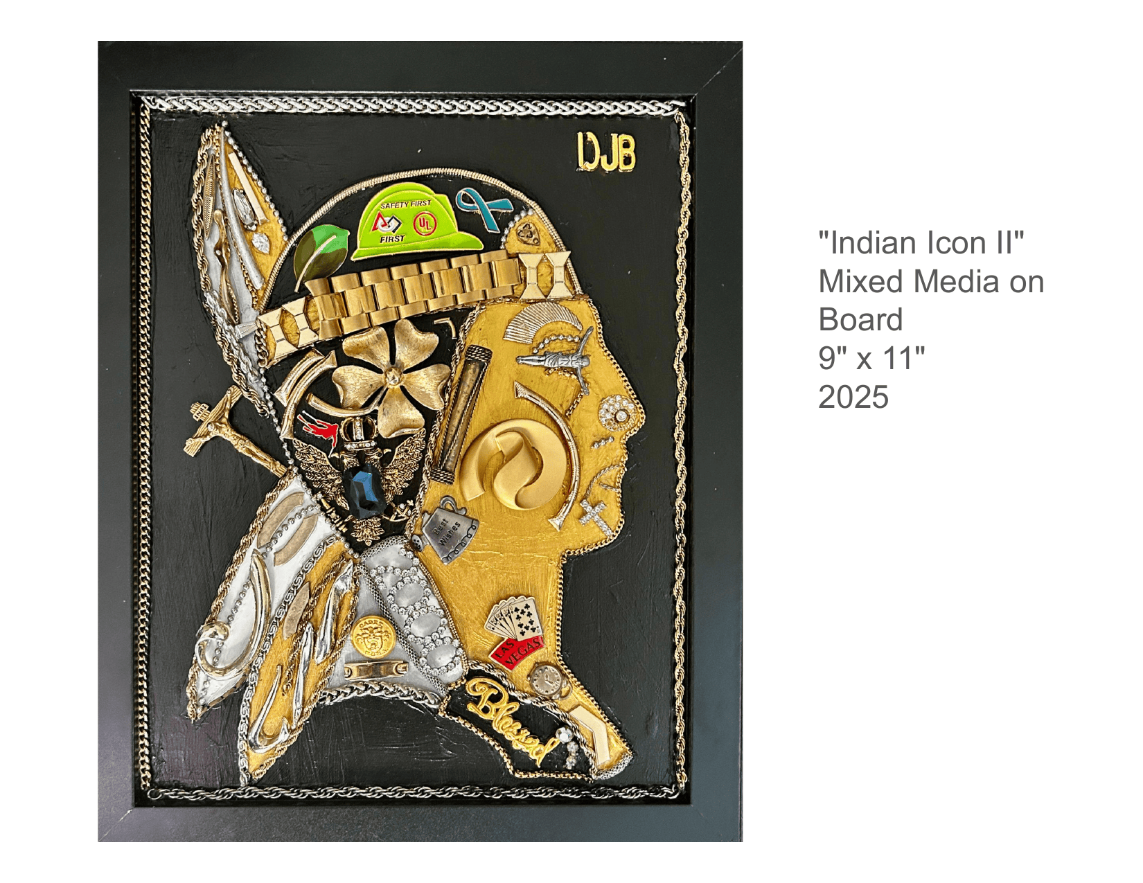 Indian Icon II - mixed media