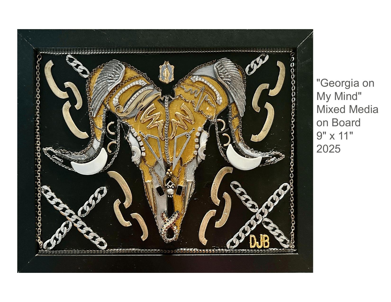 Georgia on My Mind - mixed media