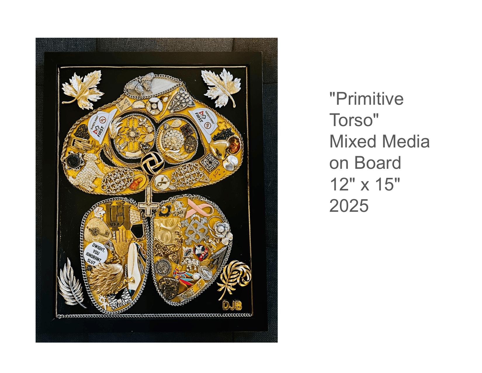 Primitive Torso - Mixed Media