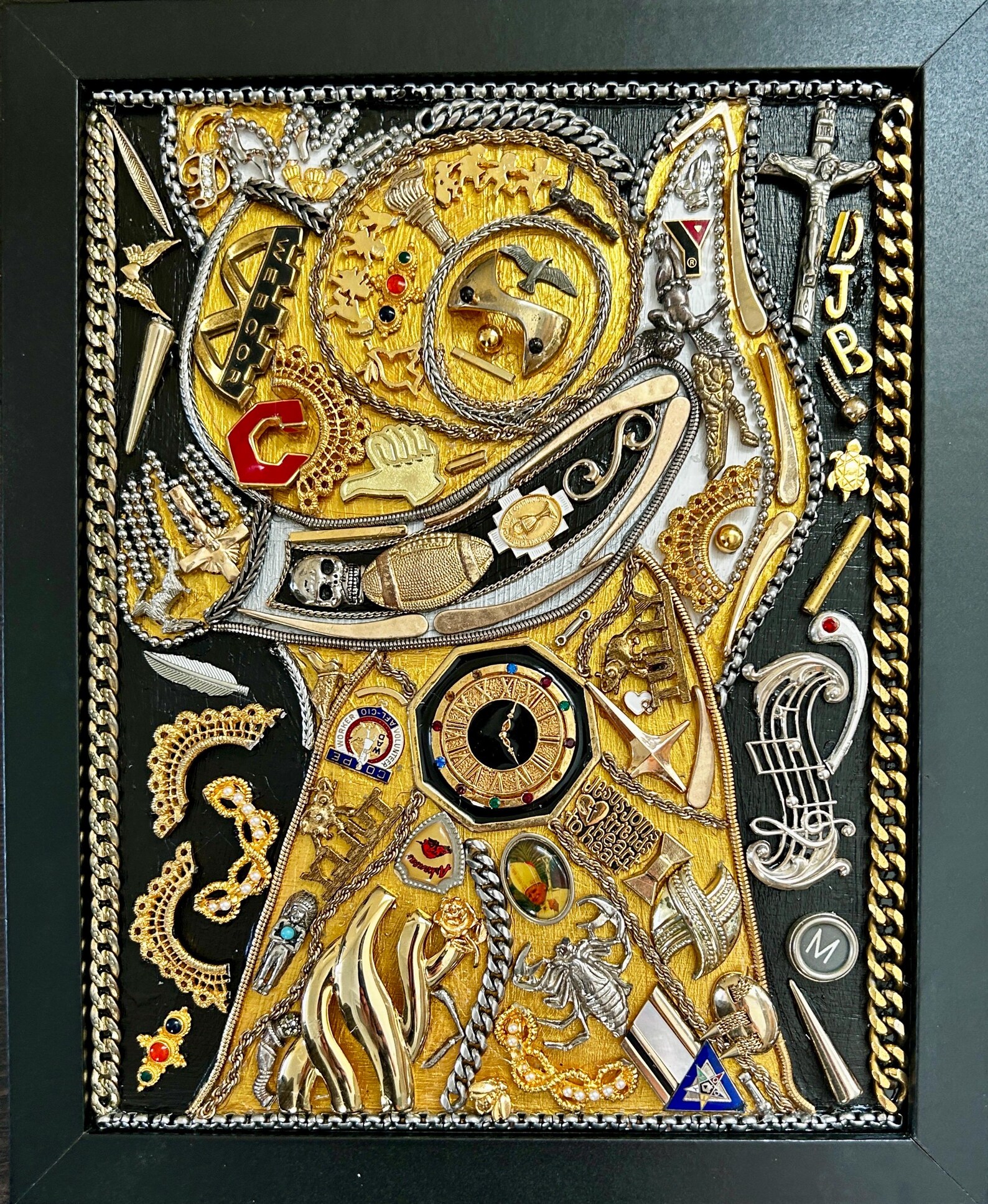 Flight of the Angel - mixed media art