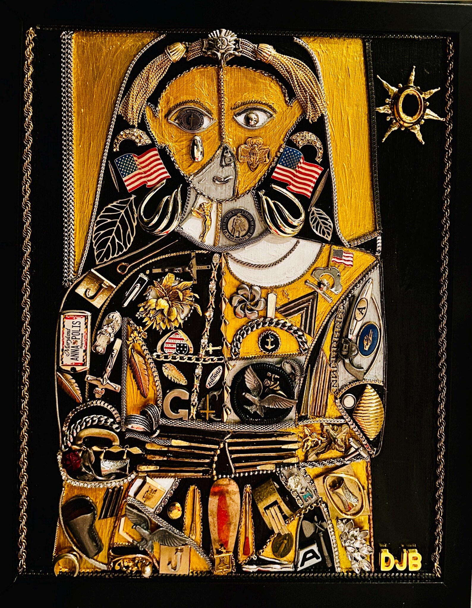 Innocent Woman - mixed media