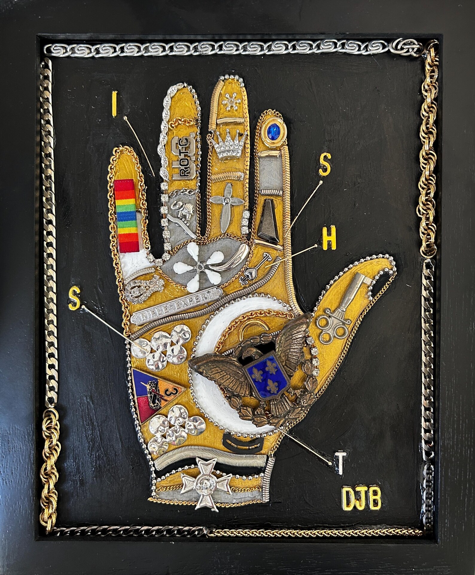 Palmistry II - mixed media artwork